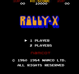 Rally-X NES/FC Title by NicolaMaxerHedgehog on DeviantArt