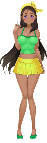 Deviantart Devi Devi (Green Top And Yellow Skirt) by NicolaMaxerHedgehog on DeviantArt