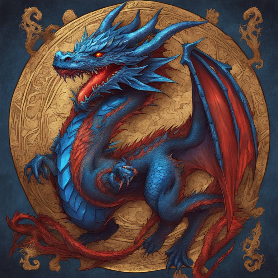 Happy Blue Dragon? 1