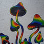 Rainbow Mushrooms