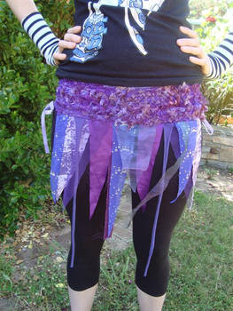 Purples Scruffy Tutu Skirt