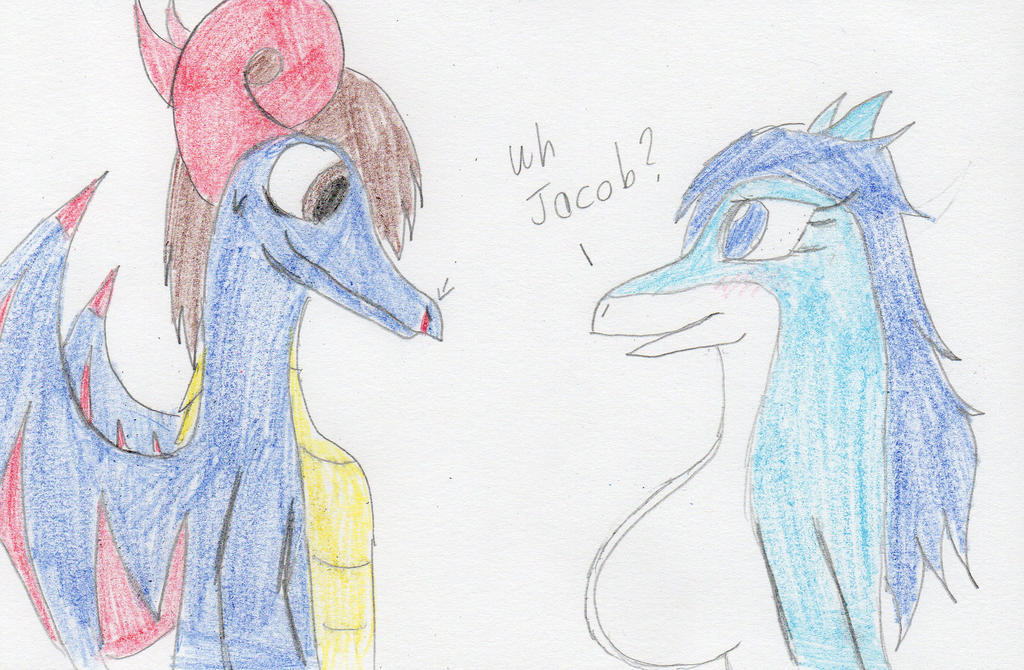 Jacob Me Jacob (me) and Alexis by ParasideDragon on DeviantArt