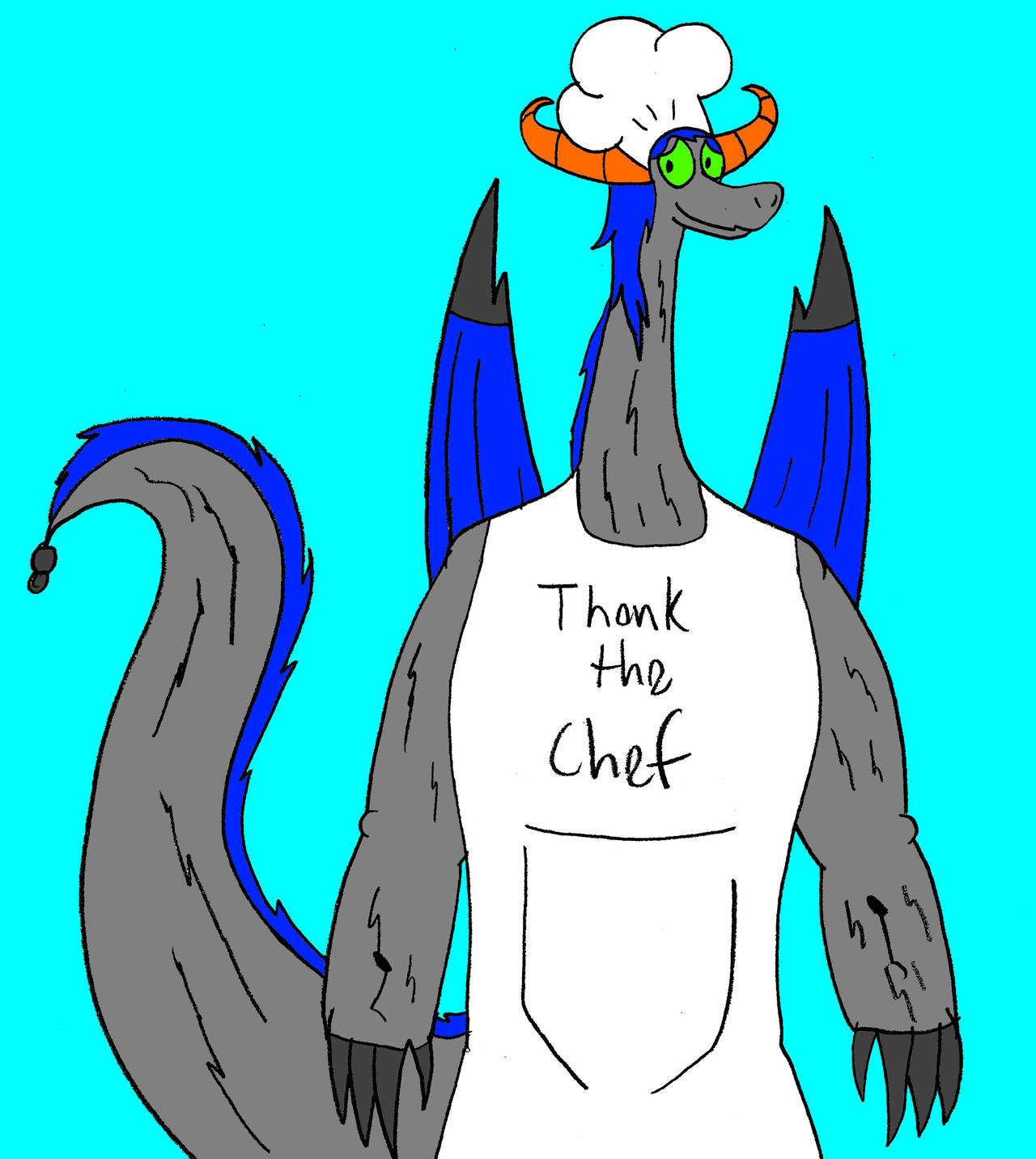 String Dancer dressed up as a Chef (Late) by ParasideDragon on DeviantArt