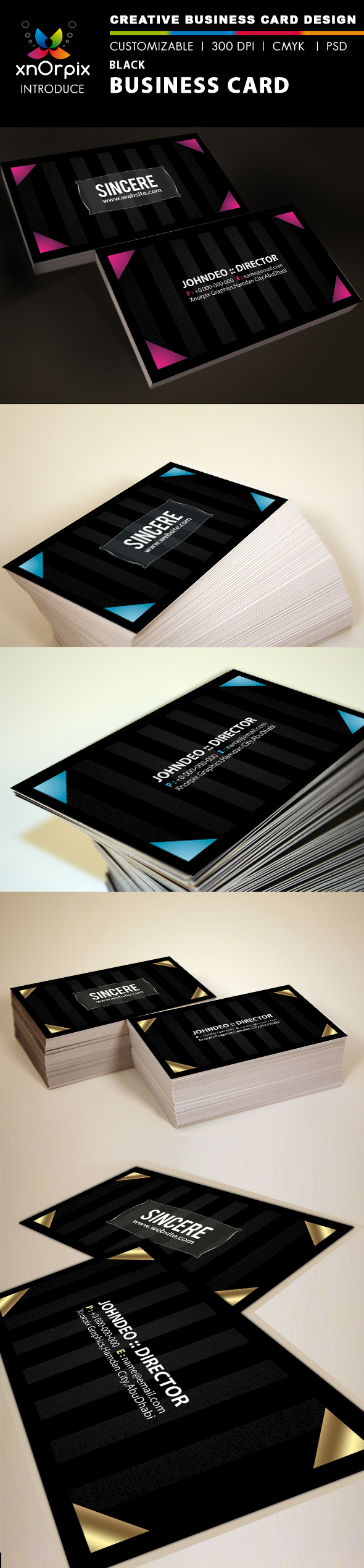 Black Business Card