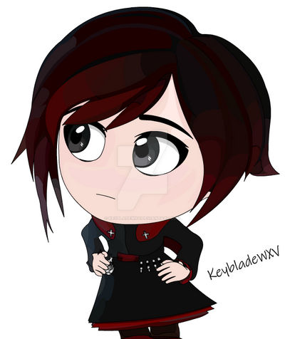RWBY: Chibi: Ruby Rose: by KeybladeWXV on DeviantArt