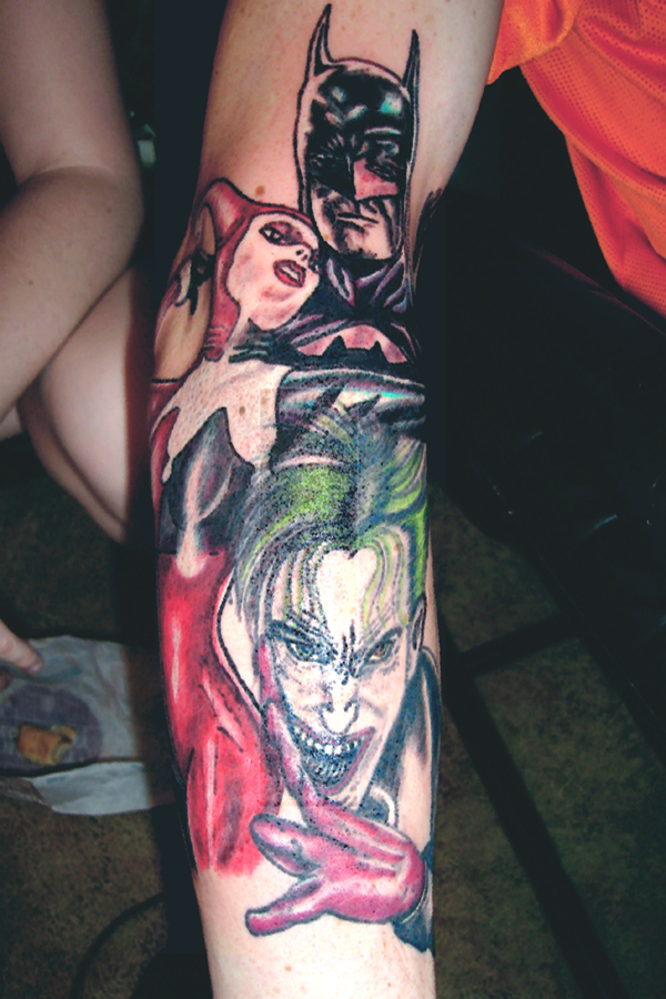 Batman Harley Quinn and Joker by Sp0okyOne on DeviantArt