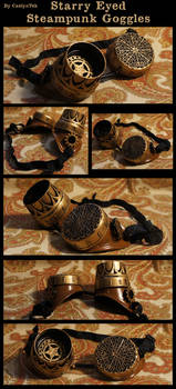 Starry Eyed Steampunk Goggles