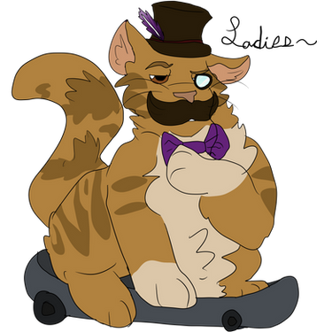 Sir Spelling Cat Fullbody (Commission for anne818x