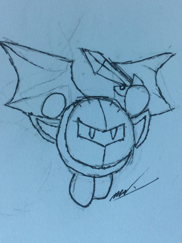 Meta Knight Simple Simple Meta Knight Sketch by Preqse on DeviantArt