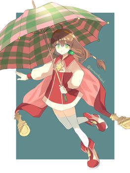 Little Sorceress with an Umbrella