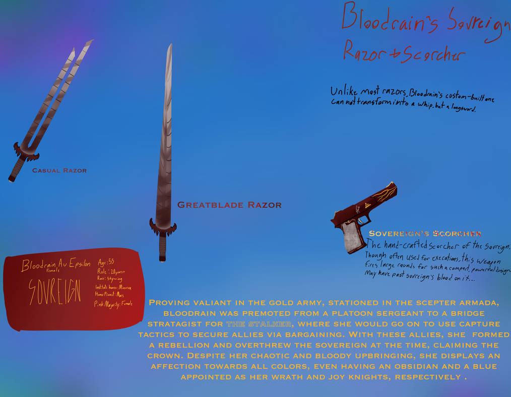 Red Rising Weapon Lore Sheet: Bloodrain by RedSwet27 on DeviantArt