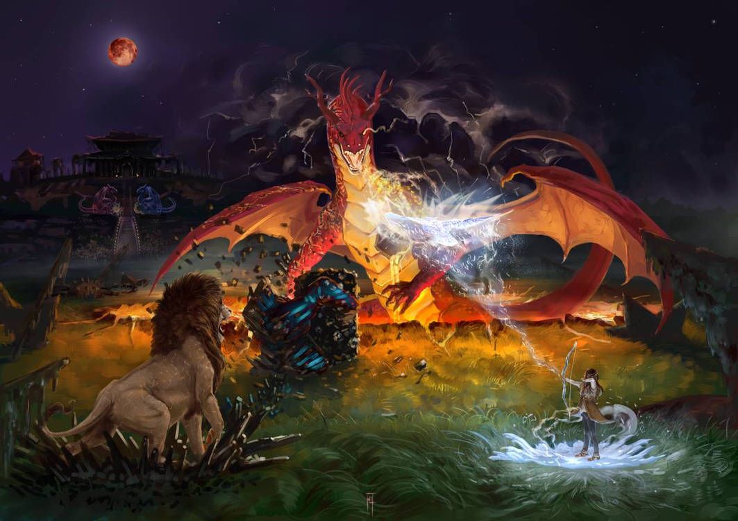 Freeing the dragon by VigourDragon on DeviantArt