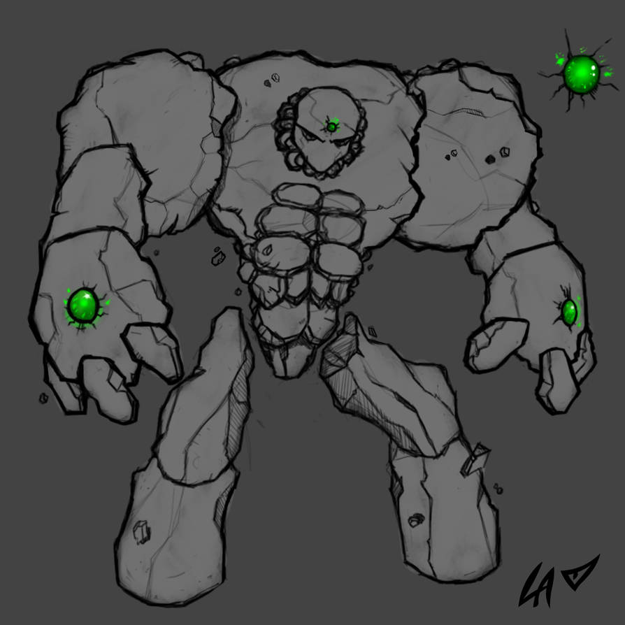 Rock Element Deviantart Stone Elemental by LiberiArcano on DeviantArt