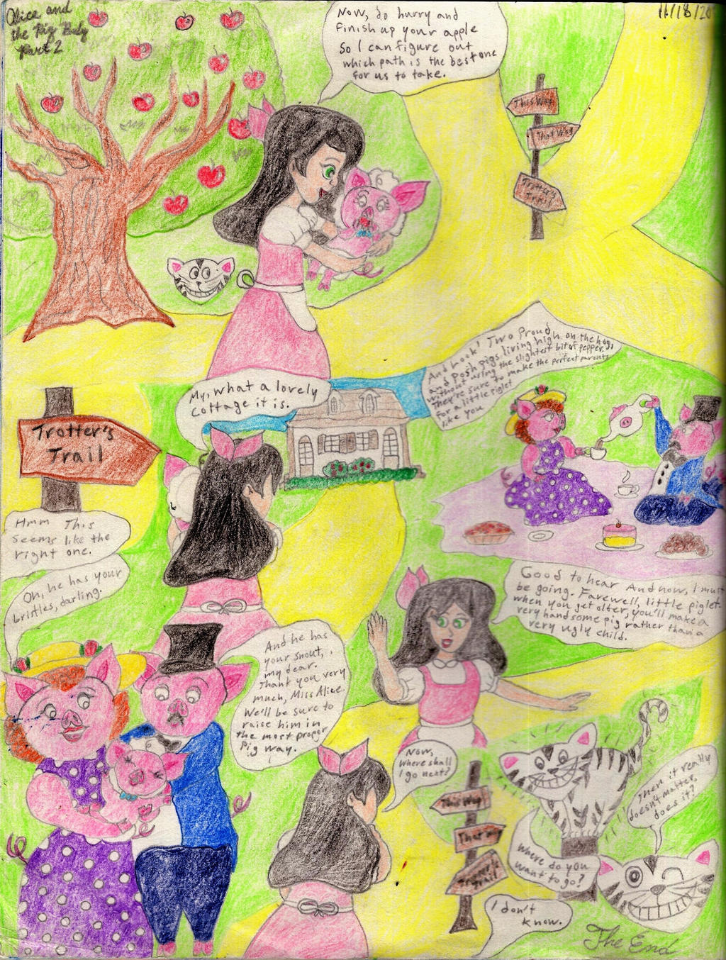 alice in Wonderland Baby Nursery Wall 2 by Pahoyhoy on DeviantArt