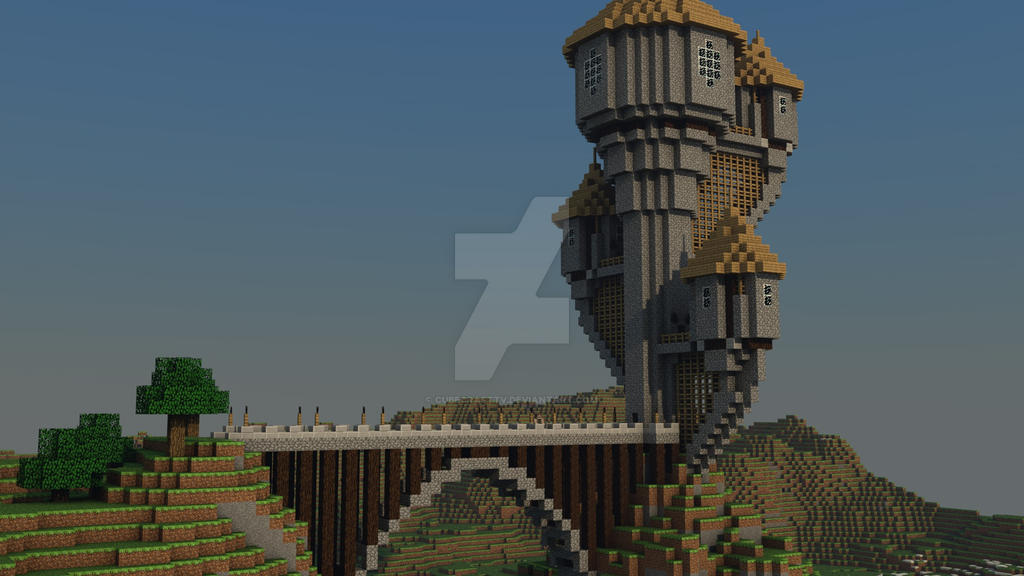 Minecraft Tower by CubeCraftTV on DeviantArt