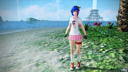 PSO2 My clothes (Hello Kitty T-Shirt)