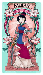 Mulan - Art Nouveau