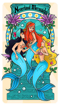 Art Nouveau - Neverland Mermaids