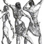 Ikanian redead dancers