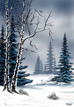 Winter in the forest