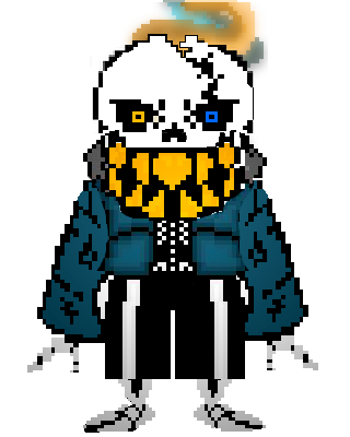 Sans [Battle Sprite+Shading] by SoullessHearted on DeviantArt