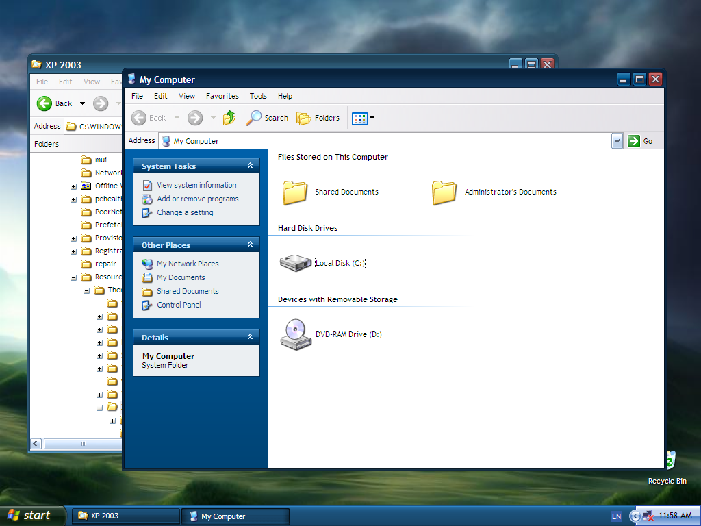 Windows XP 2003 - Theme remaster by PeterTrifonov1999A1 on DeviantArt