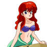 Ranma Saotome (girl) as Ariel the Little Mermaid 2