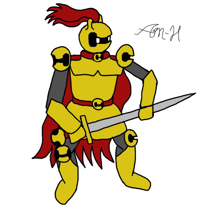 The Bell Knight, ready to attack by BaxterTheBadger25 on DeviantArt