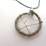 Wire Wrapped Pentacle Necklace