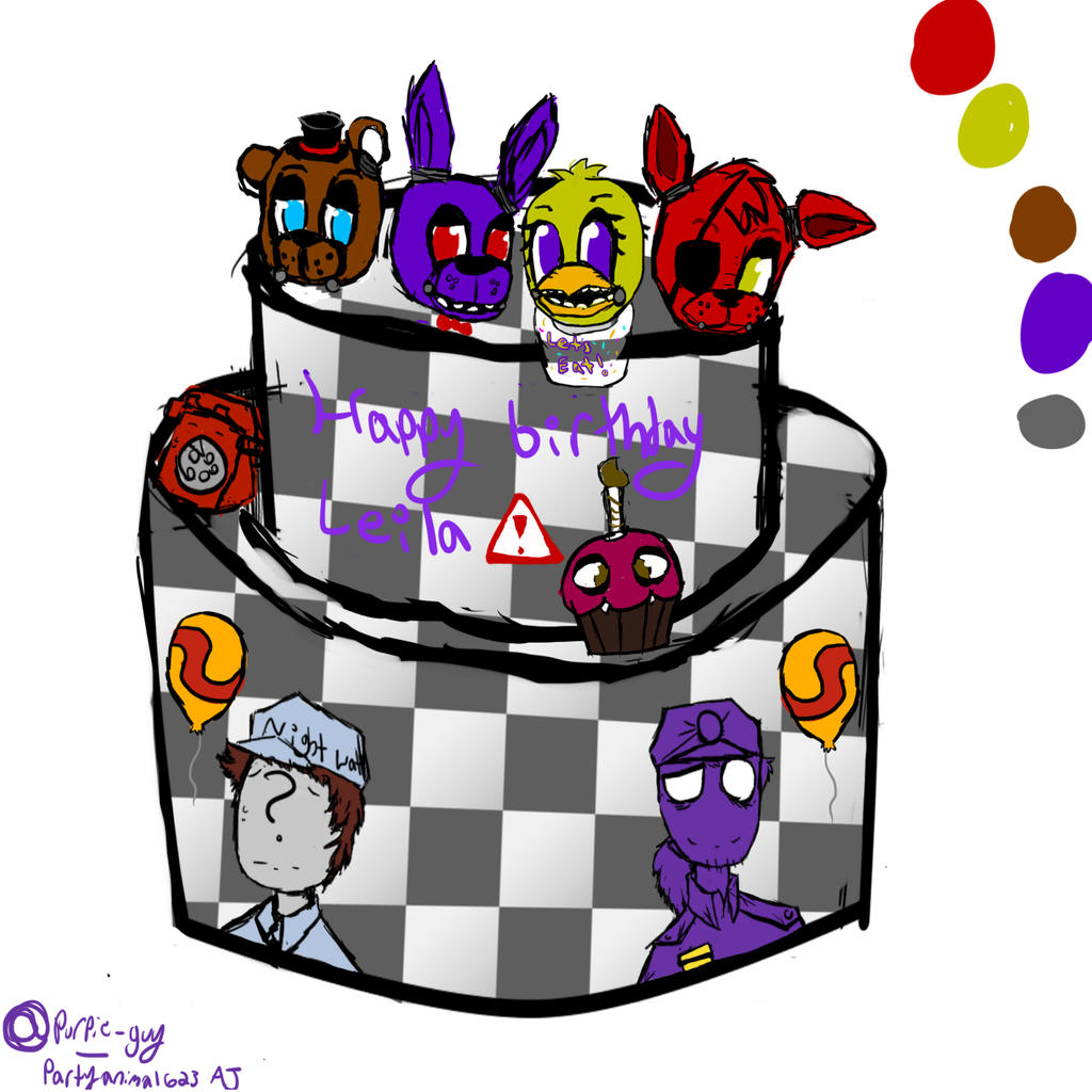 FNAF Cake Design!