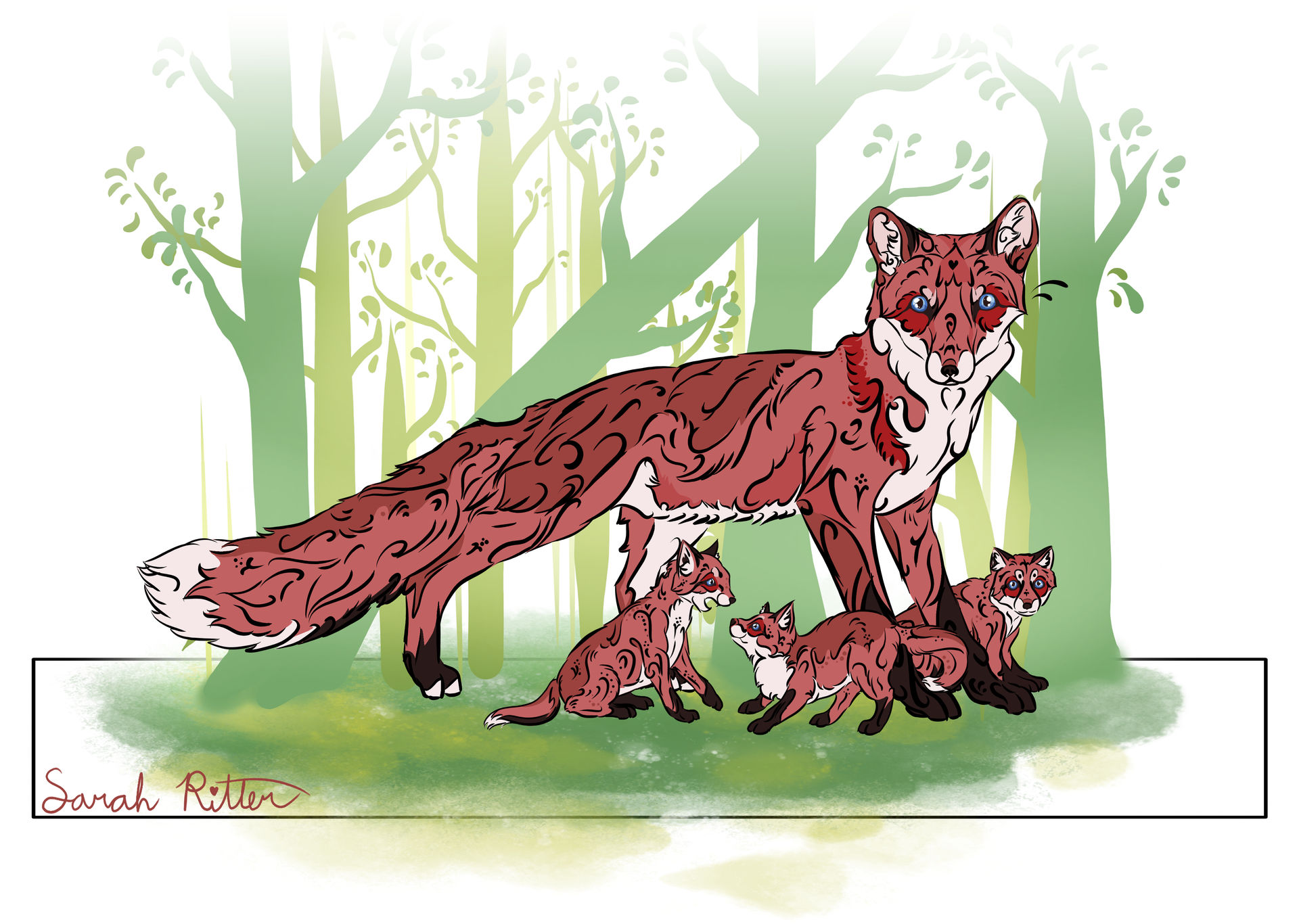 Deviantart Foxes Foxes by SarahRitter on DeviantArt
