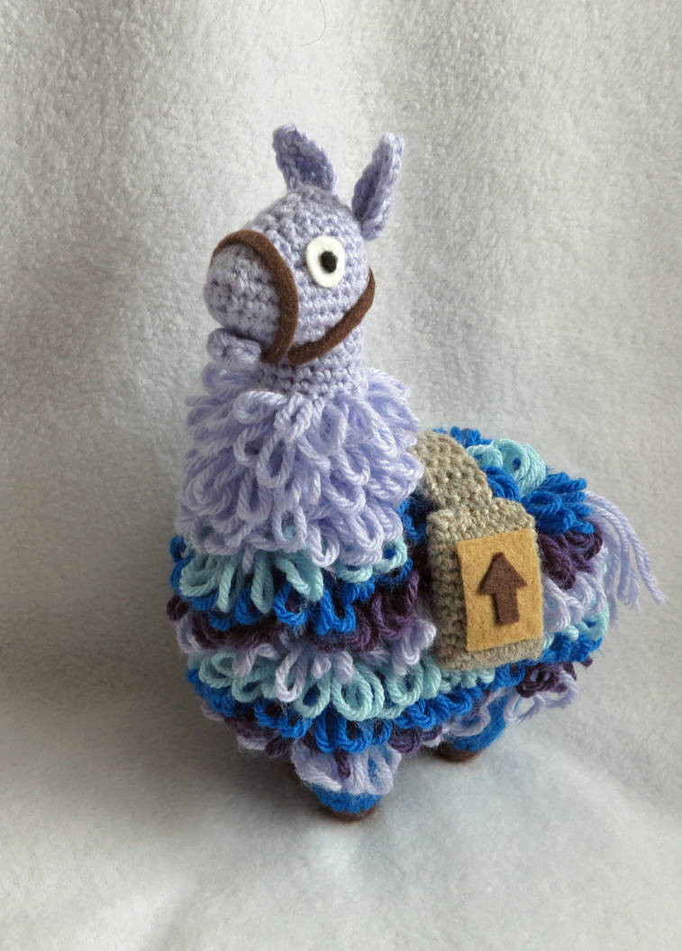 fortnite loot llama amigurumi by kamidake - llama de fortnite crochet