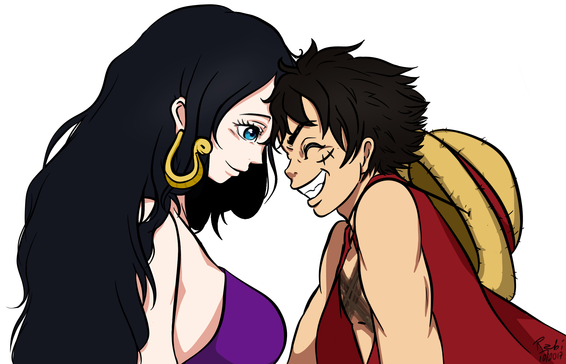 Boa Hancock Luffy Boa Hancock Luffy