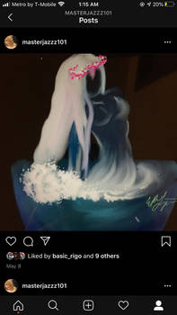 Water nymph? Or mermaid? Hm 