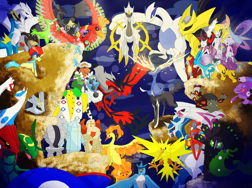 Legendary Pokemon! by RosalinaScarlet on DeviantArt