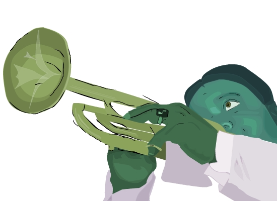 Art WIP 2- Louis Armstrong