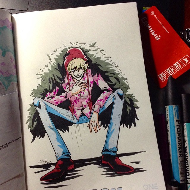 Corazon one piece fan art