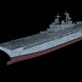 3D Aircraft Carrier Model from BF2 Extra Render