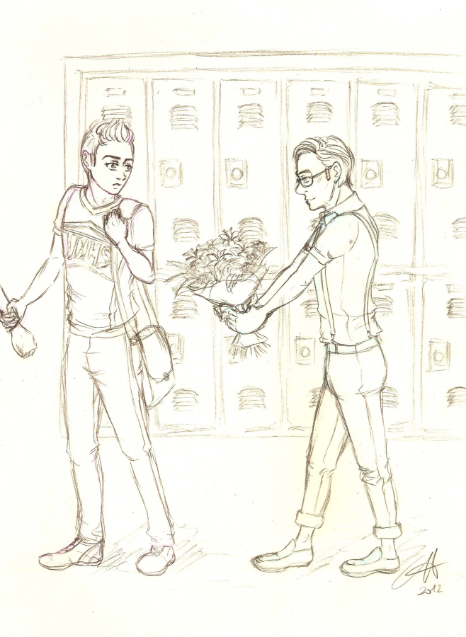 Cheerio!Kurt + Nerd!Blaine