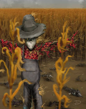 Scarecrow In the Cornfield