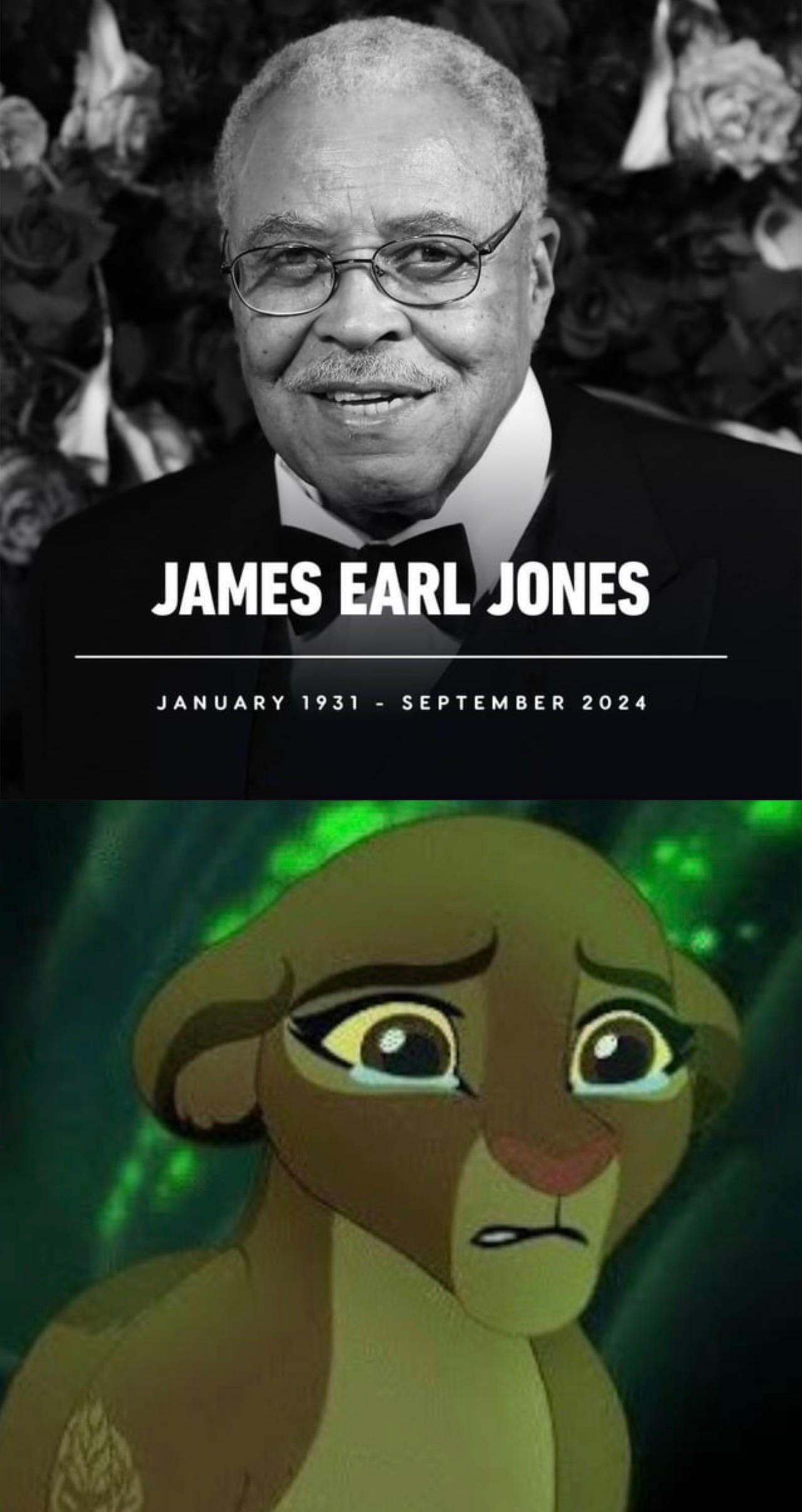 Rani cries over James Earl Jones's passing on by JoshuaLane18 on DeviantArt