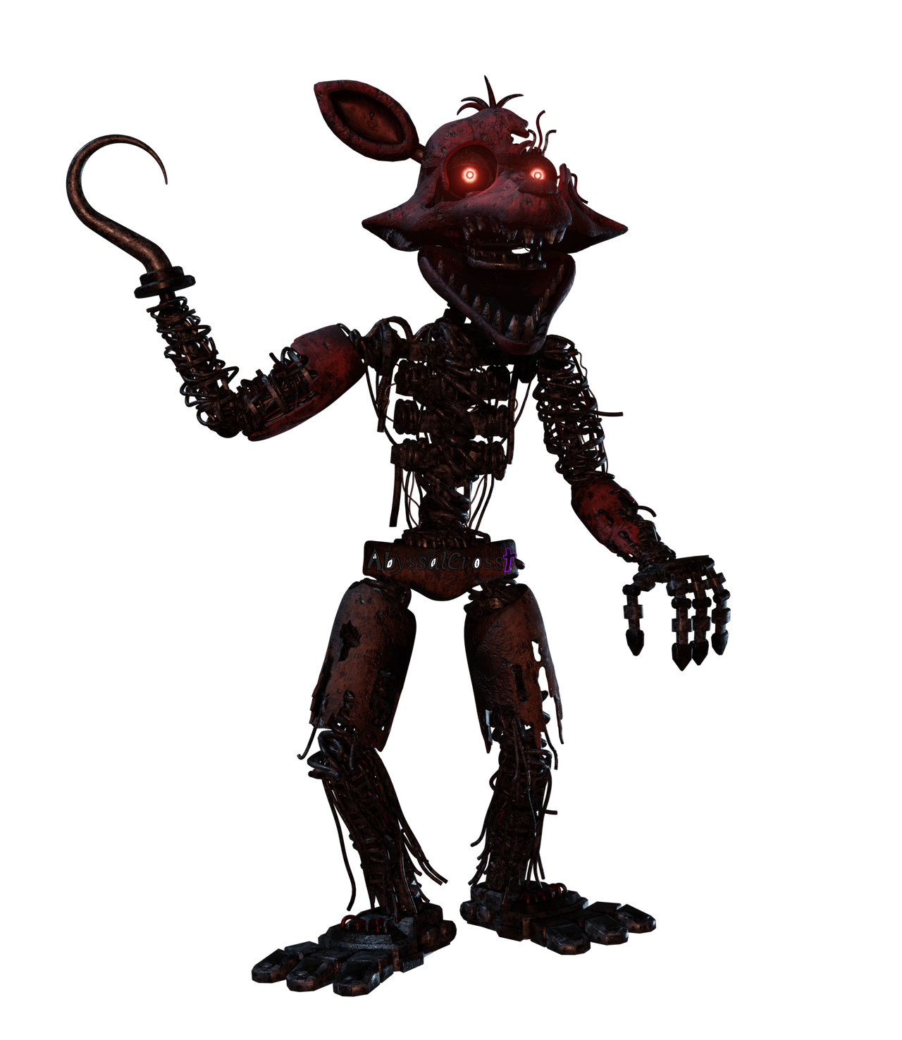 Ignited Foxy Render by AbyssalCross on DeviantArt