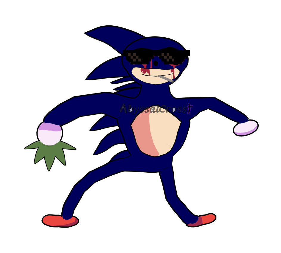 Sanic.PNG Render by AbyssalCross on DeviantArt