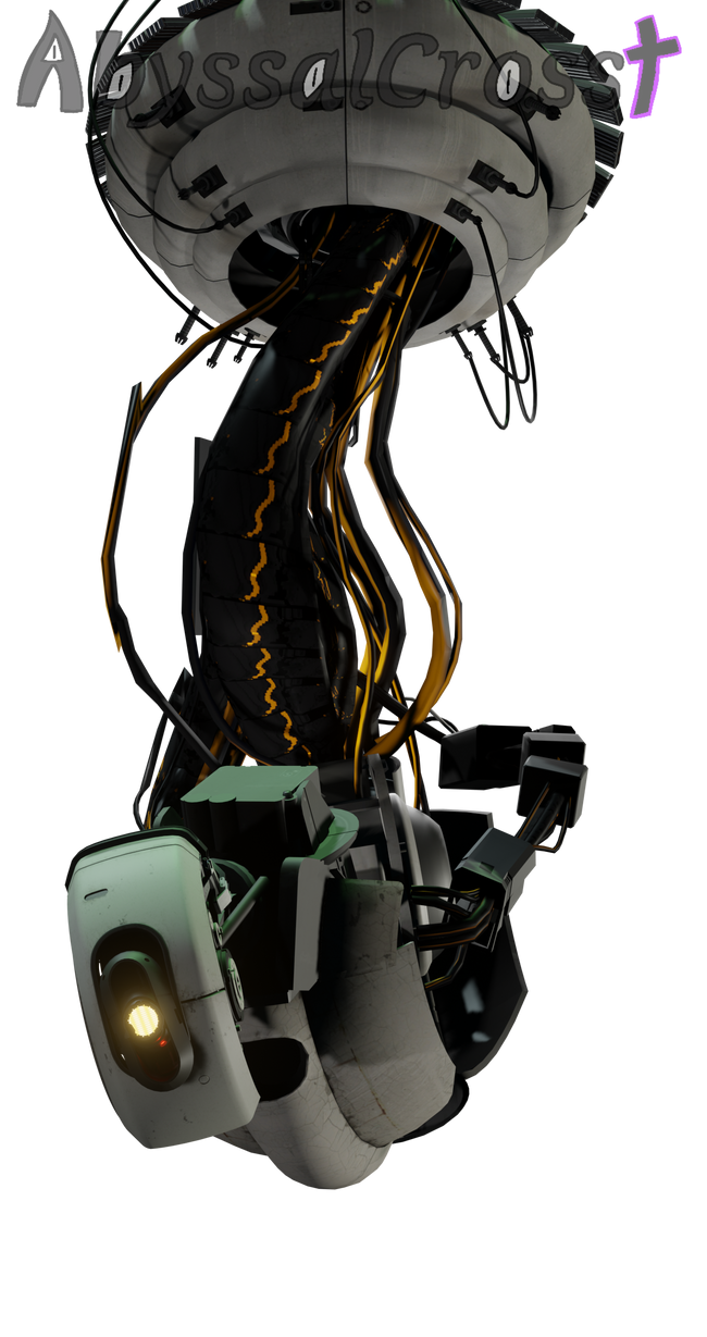 GLaDOS Render by AbyssalCross on DeviantArt