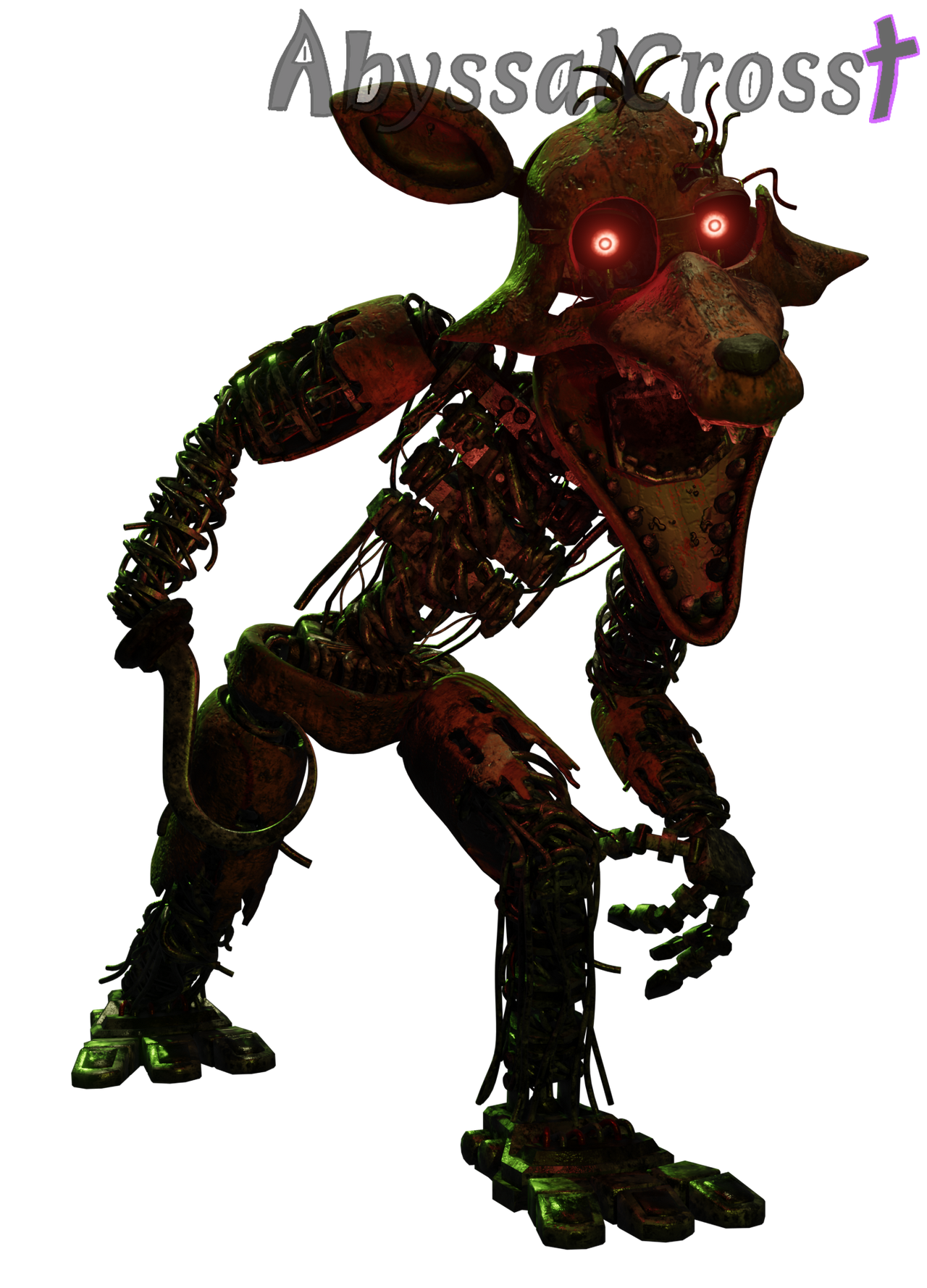 Ignited Foxy Render by AbyssalCross on DeviantArt