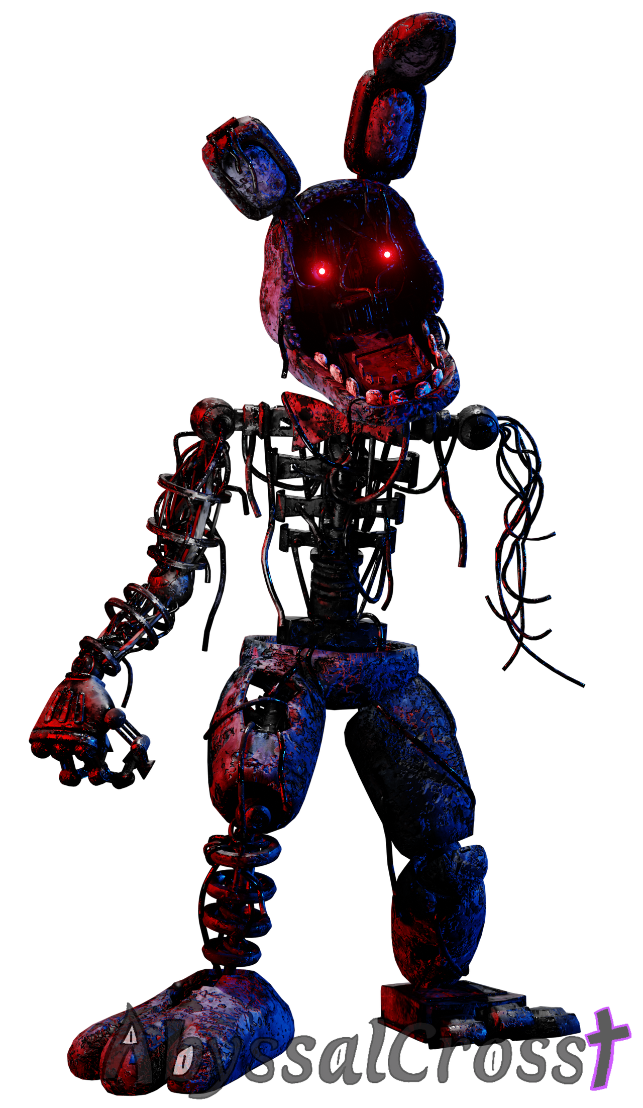 Withered Foxy Render by AbyssalCross on DeviantArt