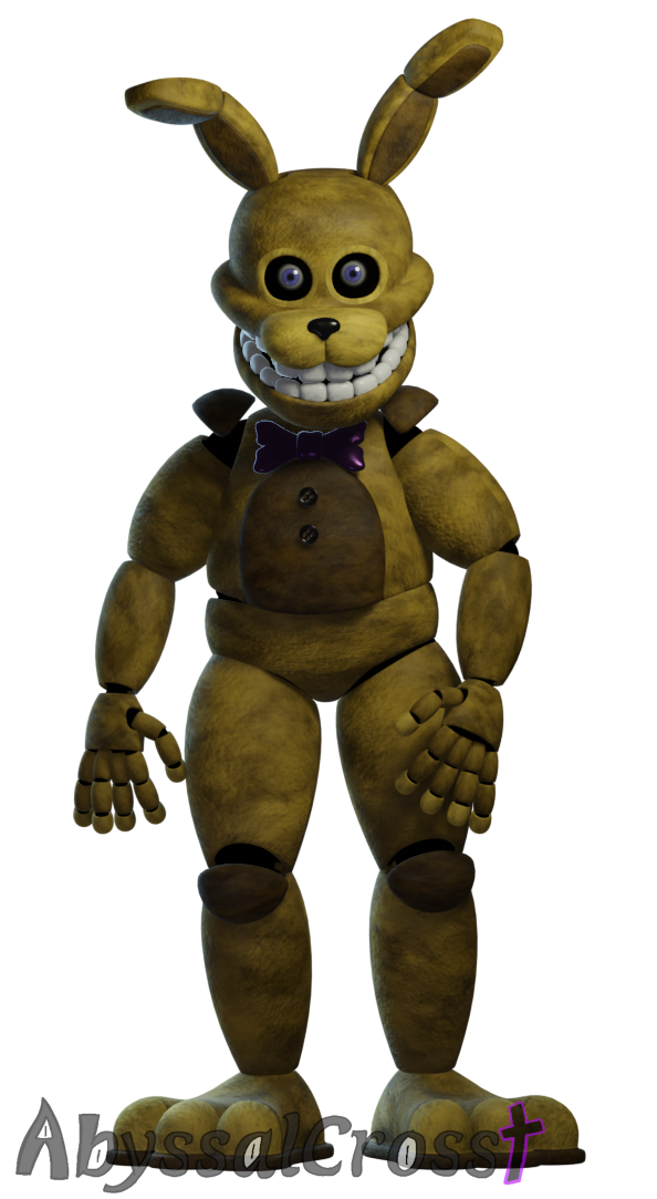 16 Bit Springbonnie Into The Pit Springbonnie Render by AbyssalCross on DeviantArt