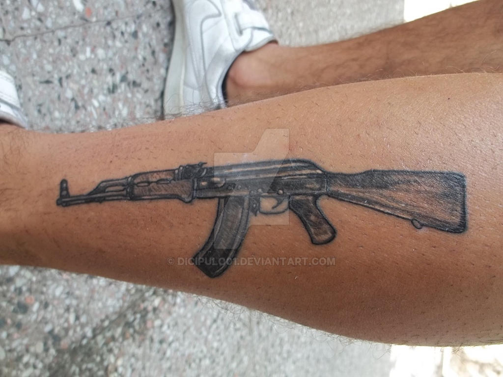 kalashnikov, AK-47, Tattoo by Dicipulo01 on DeviantArt