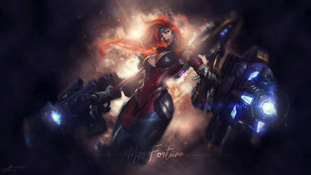 Gun Goddess Miss Fortune Wallpaper