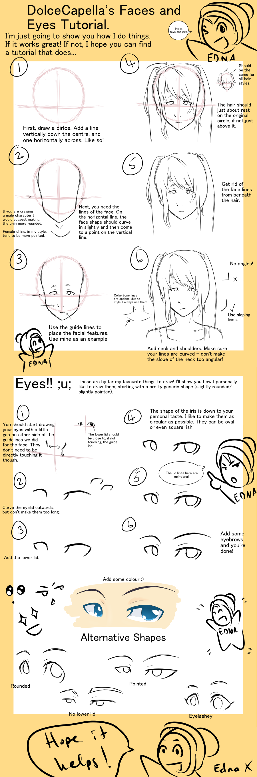 Edna's Manga Faces and Eyes Tutorial by DolceCapella on DeviantArt